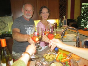 Farewell with Jerry, Gene's brother, and wife Cindie