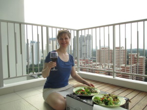 First meal prepared