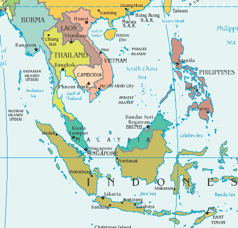 Map of Southeast Asia_Region