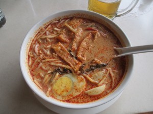 Prawn Laksa (curry) with Tofu